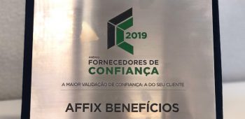 Affix Vence Prêmio Fornecedores de Confiança 2019