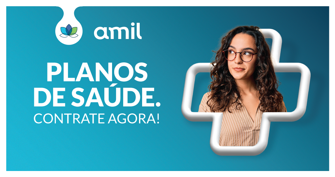 Affix Blog - mulher pensativa com a chamada PLANOS DE SAÚDE AMIL CONTRATE AGORA