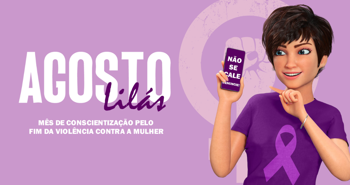 Affix Blog - agosto lilás mês de conscientização pelo fim da violência contra a mulher