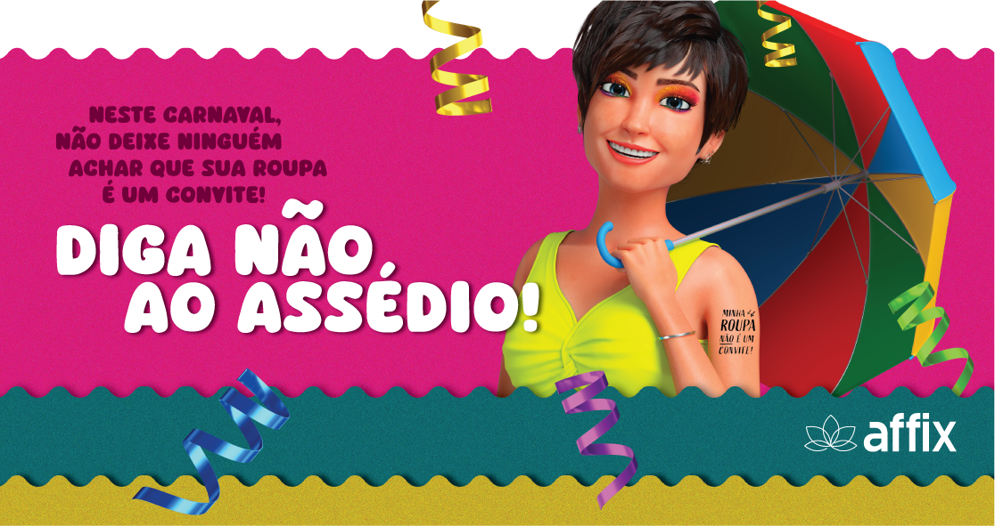 Diga não ao assédio: por um carnaval com respeito!